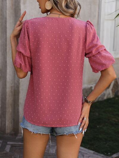 Balloon Sleeve Summer Top