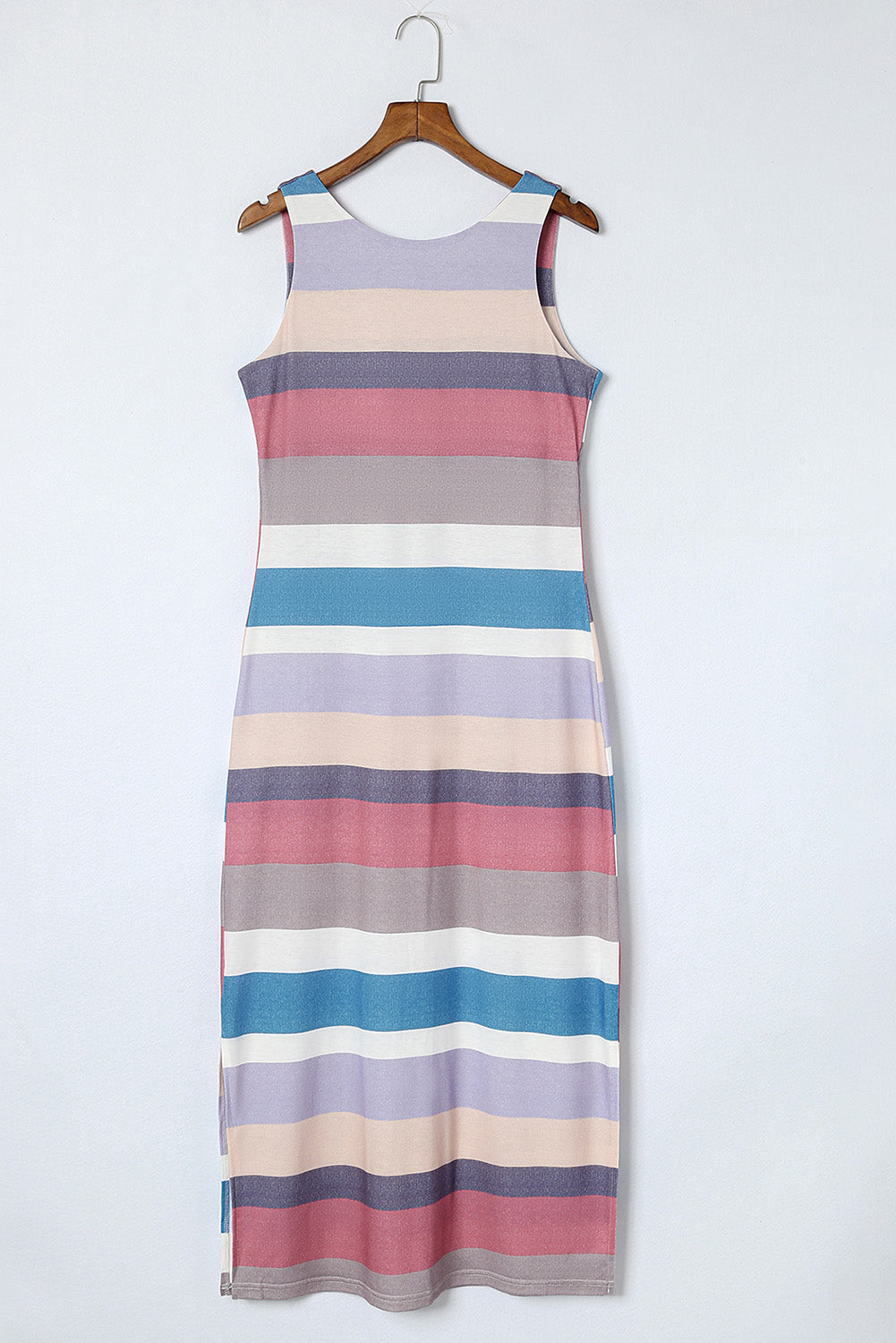 Striped Beach Long Dress