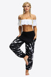 Boho Tie-Dye Smocked Waist Pocket Resort Yoga Joggers