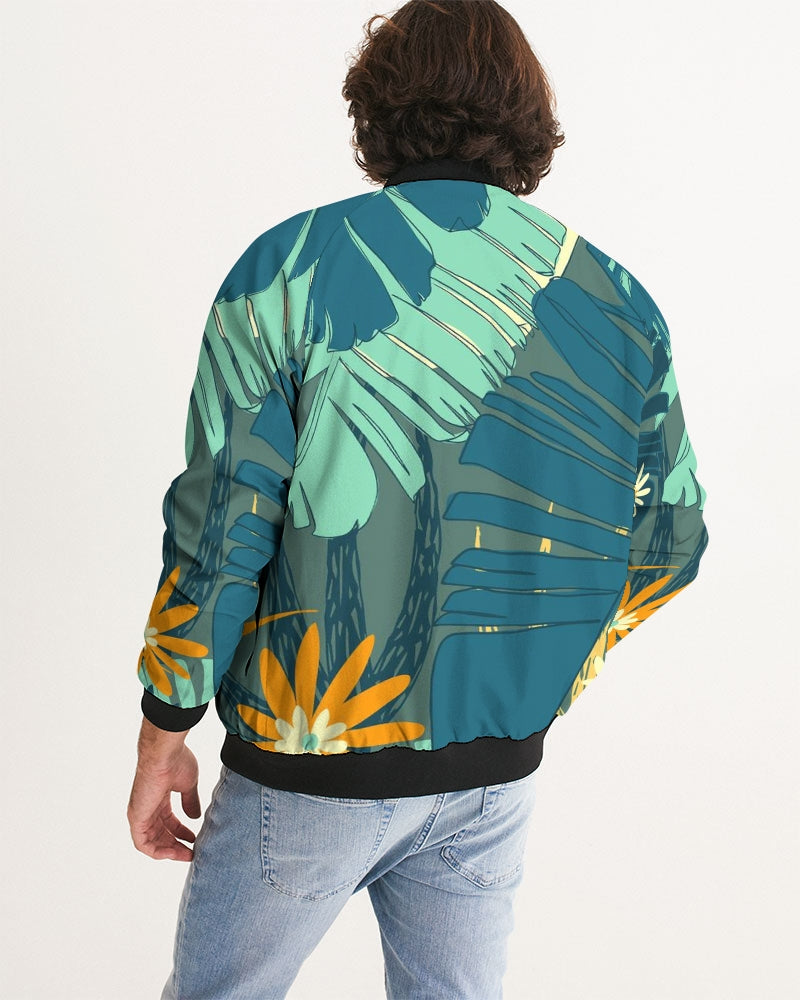 Jungle Blues Men's Tropical Print Jacket