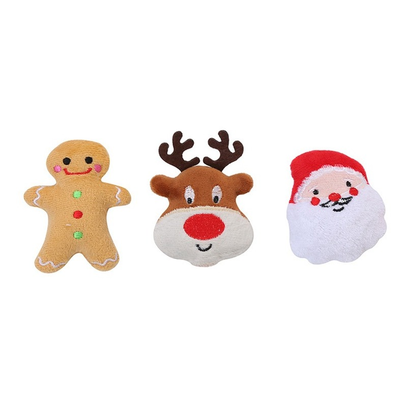 Pet Christmas Plush Toy, Christmas Dog Chewie Toy