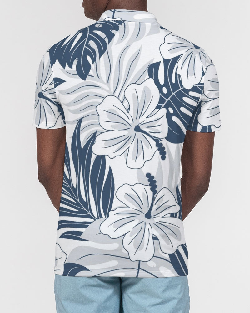 Aloha Tropical  Men's Slim Fit Short Sleeve Polo