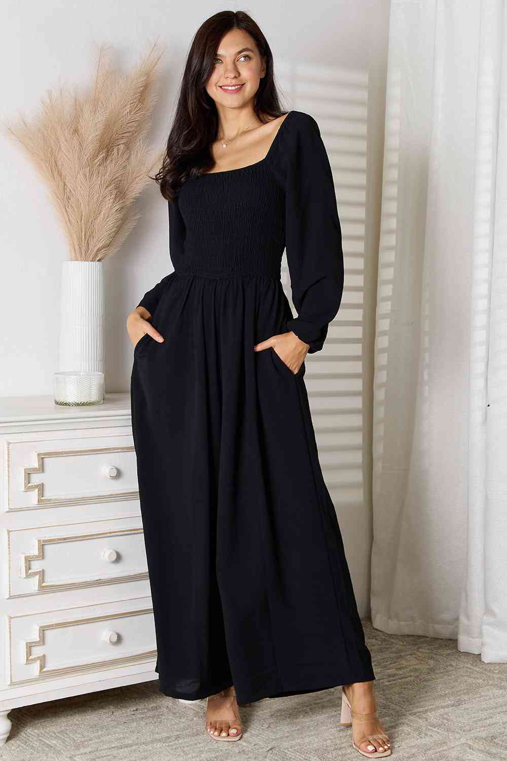 Comfy Resort Wear Jumpsuit with Pockets