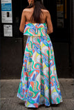 Tube "Off Shoulder"  Maxi Resort Dress