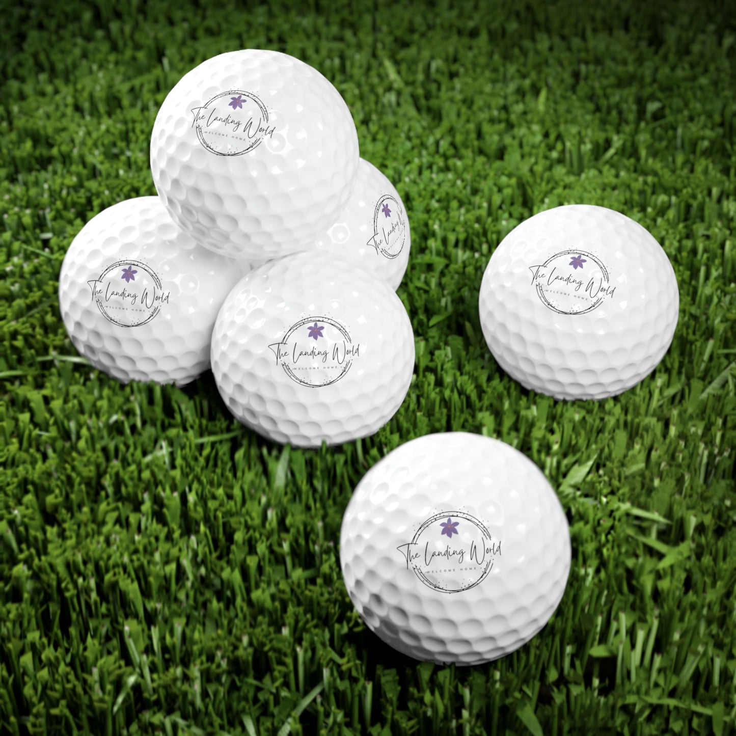 The Landing World Golf Balls, 6pcs
