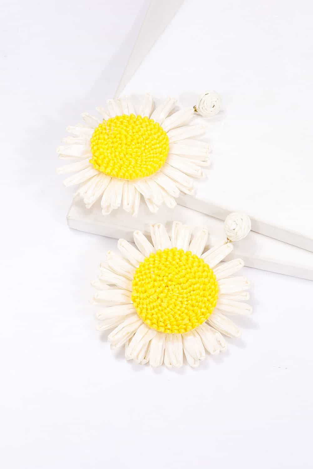 Flower Shape Dangle Earrings