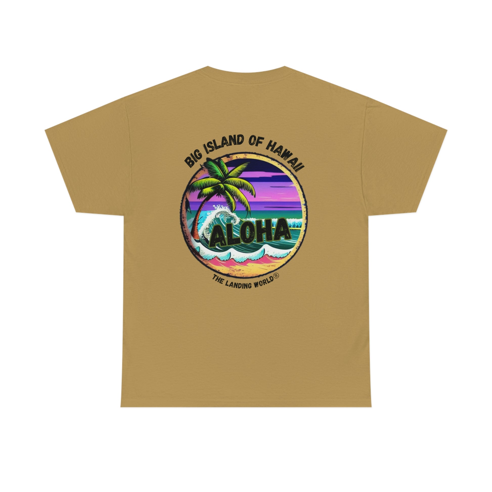Aloha Big Island Hawaii Unisex Premium Cotton Tee