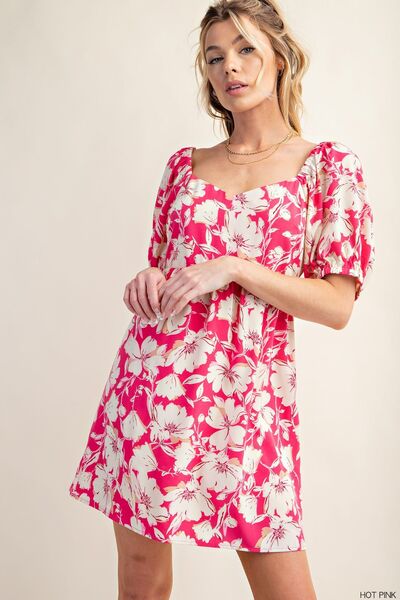 Floral Mini Resort Dress