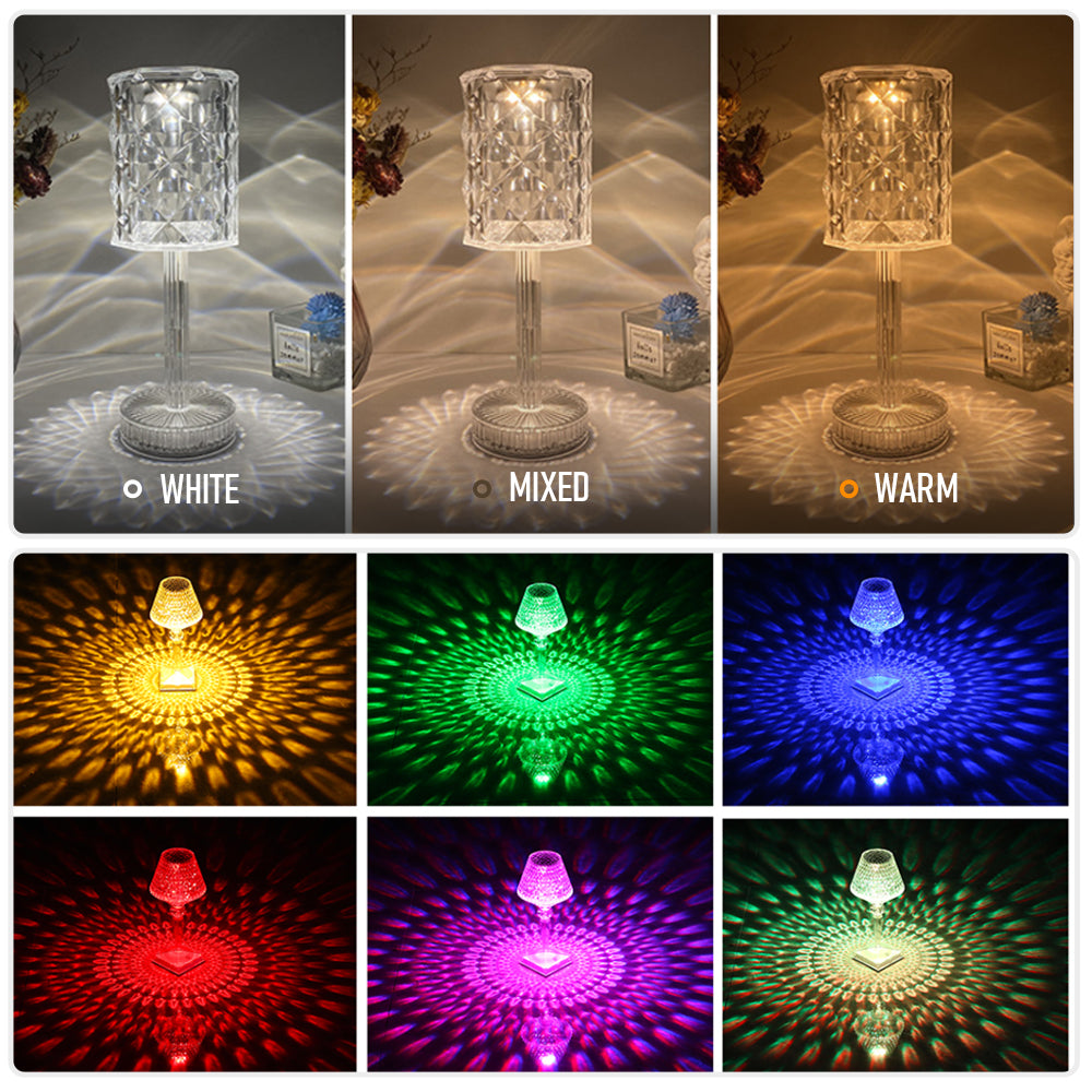 LED Projection Crystal Lamp