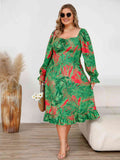 Plus Size Tropical Resort Dress