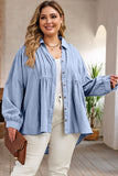 Plus Size High-Low Resort Blouse