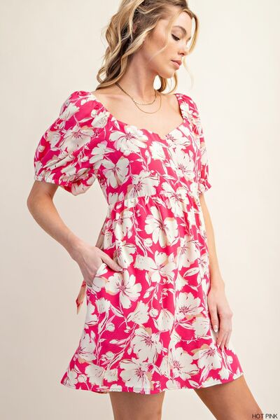 Floral Mini Resort Dress