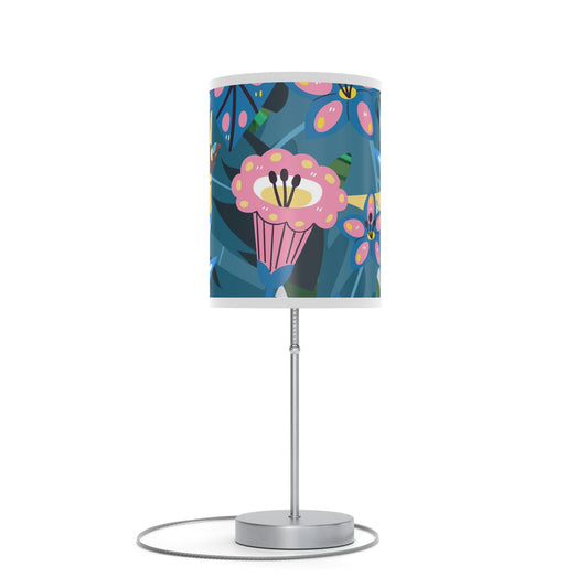 Boho Bliss Jungle Lamp on a Stand, US|CA plug, Boho Tropical Lamp