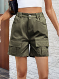 Vacation Style High Waist Jean Shorts