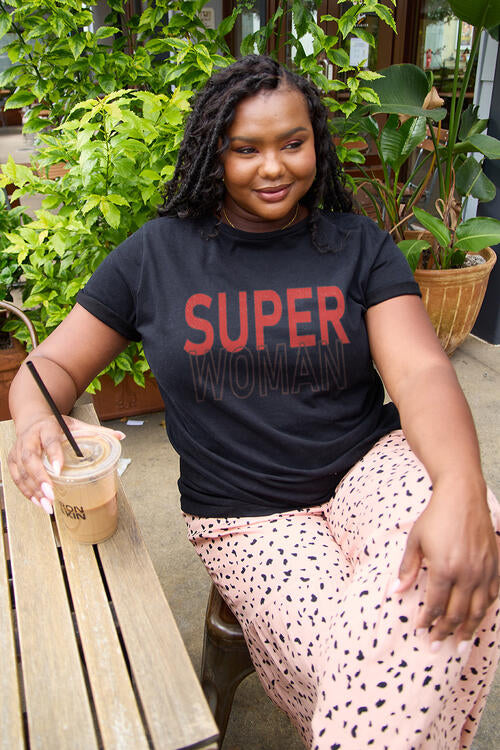 Superwomen T'Shirt Sizes up to 3XL
