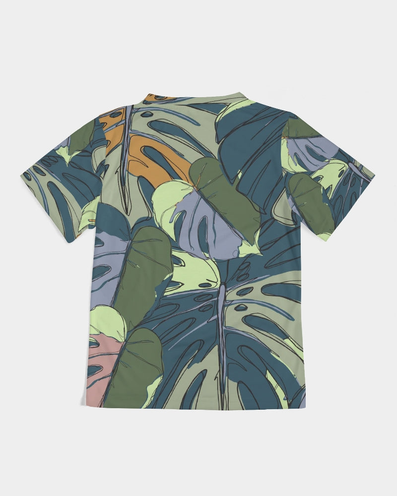 Hawaii Monstera Kids Tropical Print T-Shirt