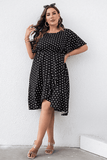 Plus Size Polka Dot Resort Dress