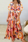 Tropical Vacation Maxi Dress, Floral Maxi Dress