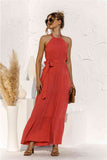 Halter Neck Resort Maxi Dress