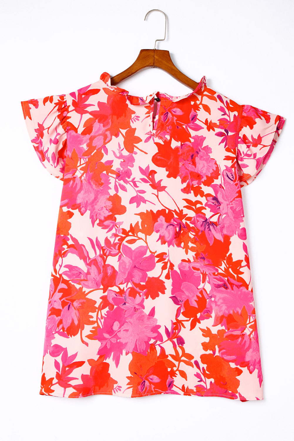 Plus Size Floral Summer Vacation Blouse