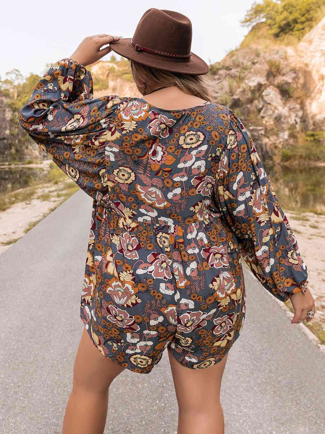 Plus Size Summer Vacay Boho Romper