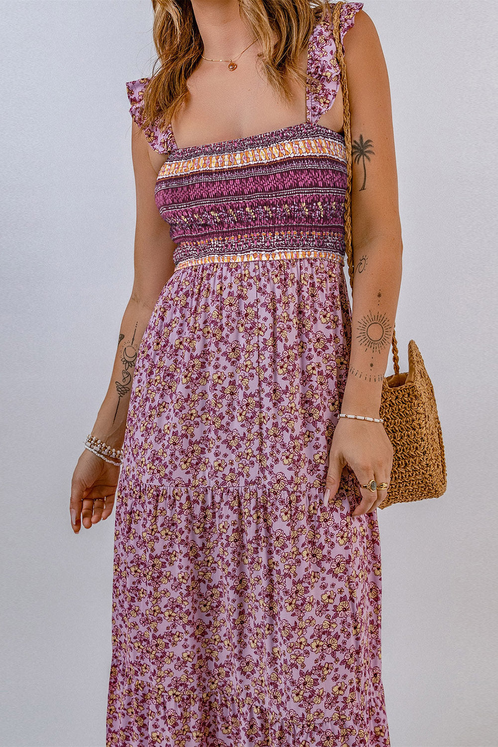 Floral Beach Maxi Dress