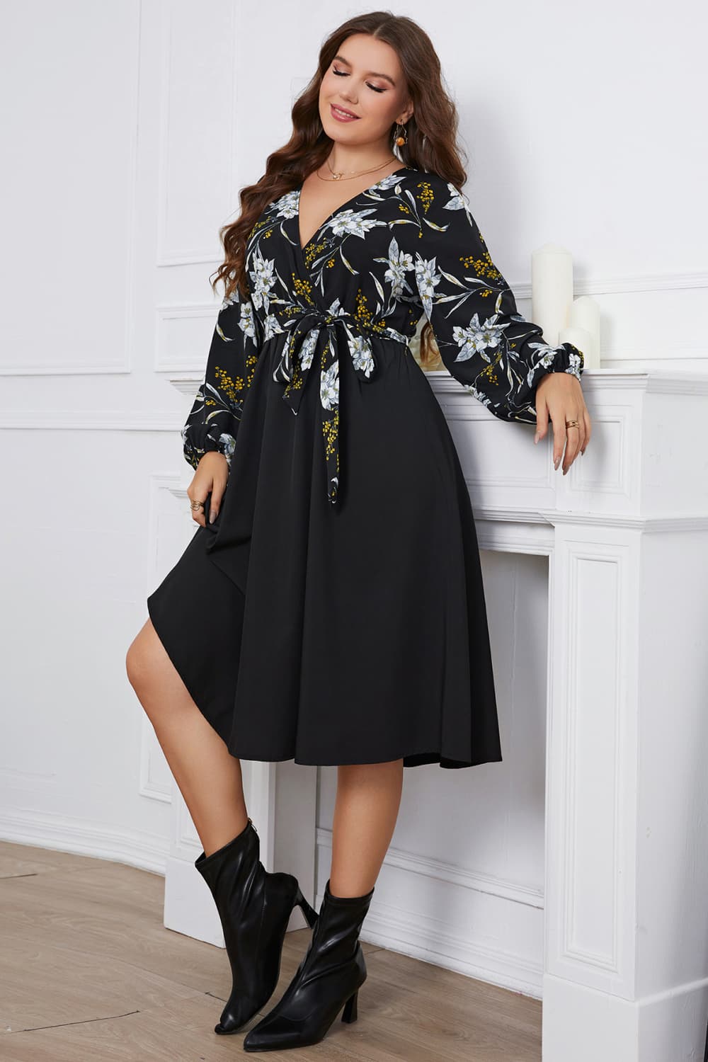 Plus Size Tropical Resort Dress