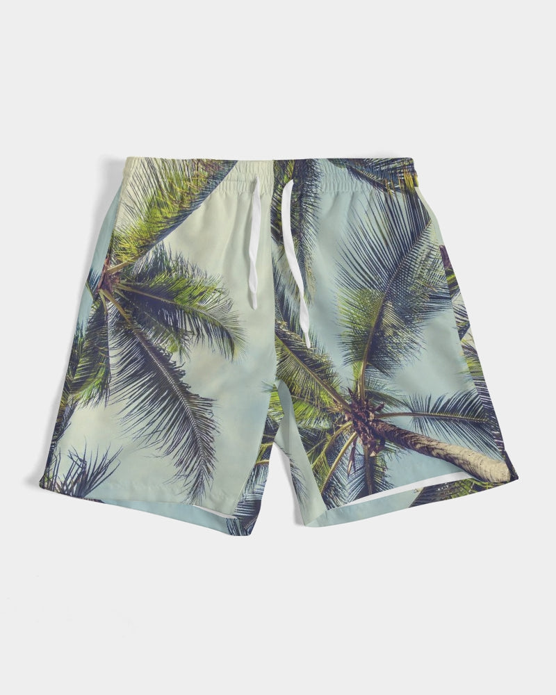 Palm Tree Men's Designer Swim Trunks