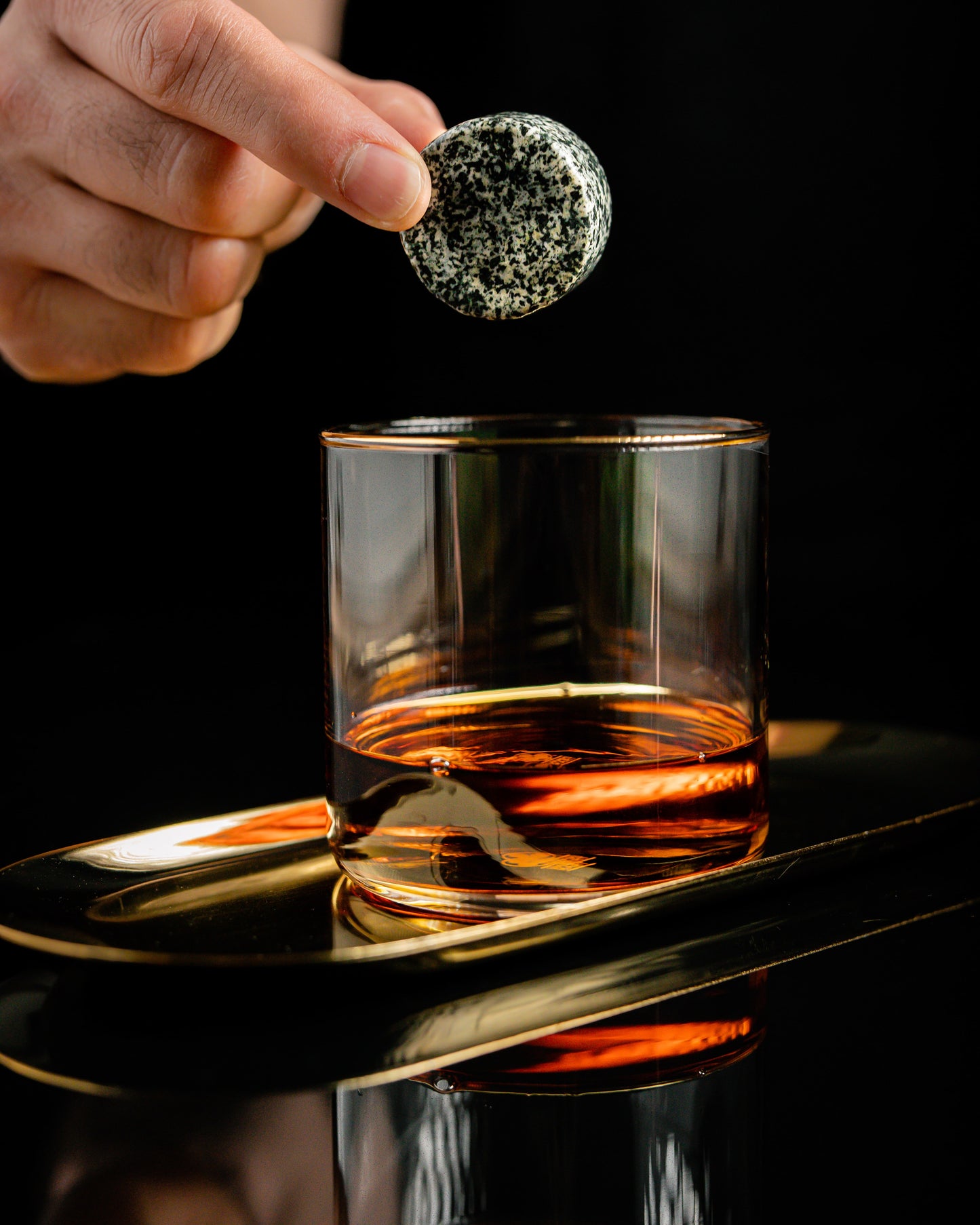 The Connoisseur's Set - Whiskey Stones & Twist Glass Edition