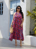 Plus Size Summer Halter Dress