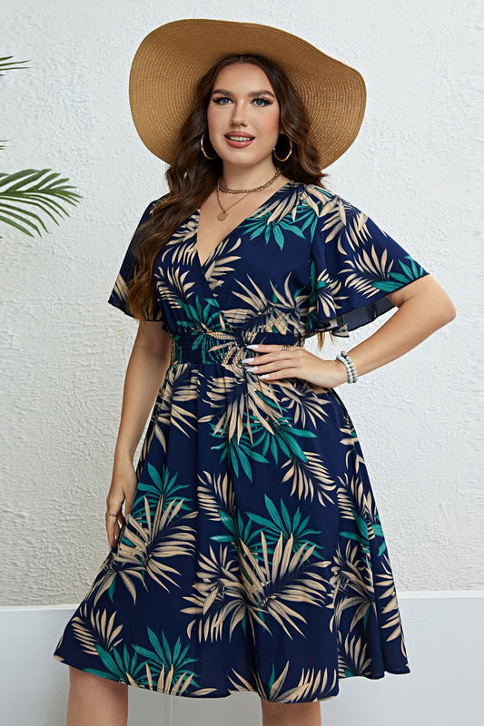 Tropical Plus Size Resort Dress up to 4XL Perfect Tropical Dress