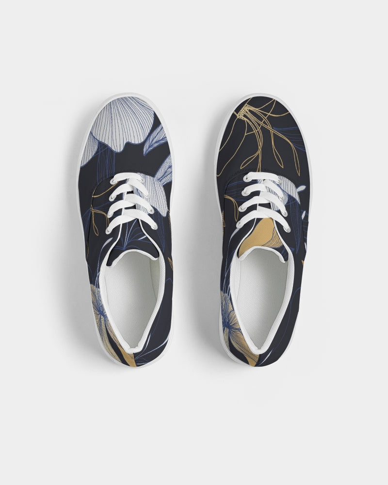 Classic Flora Men's Lace Up Canvas Shoe