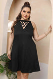 Plus Size Sleeveless Dress