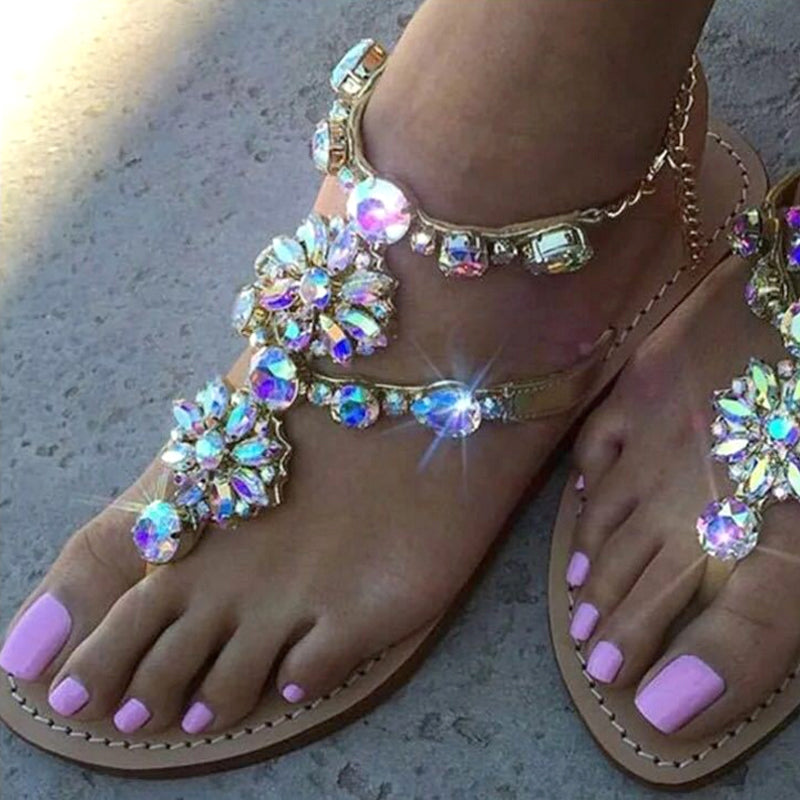 Women's Rhinestone Sandals