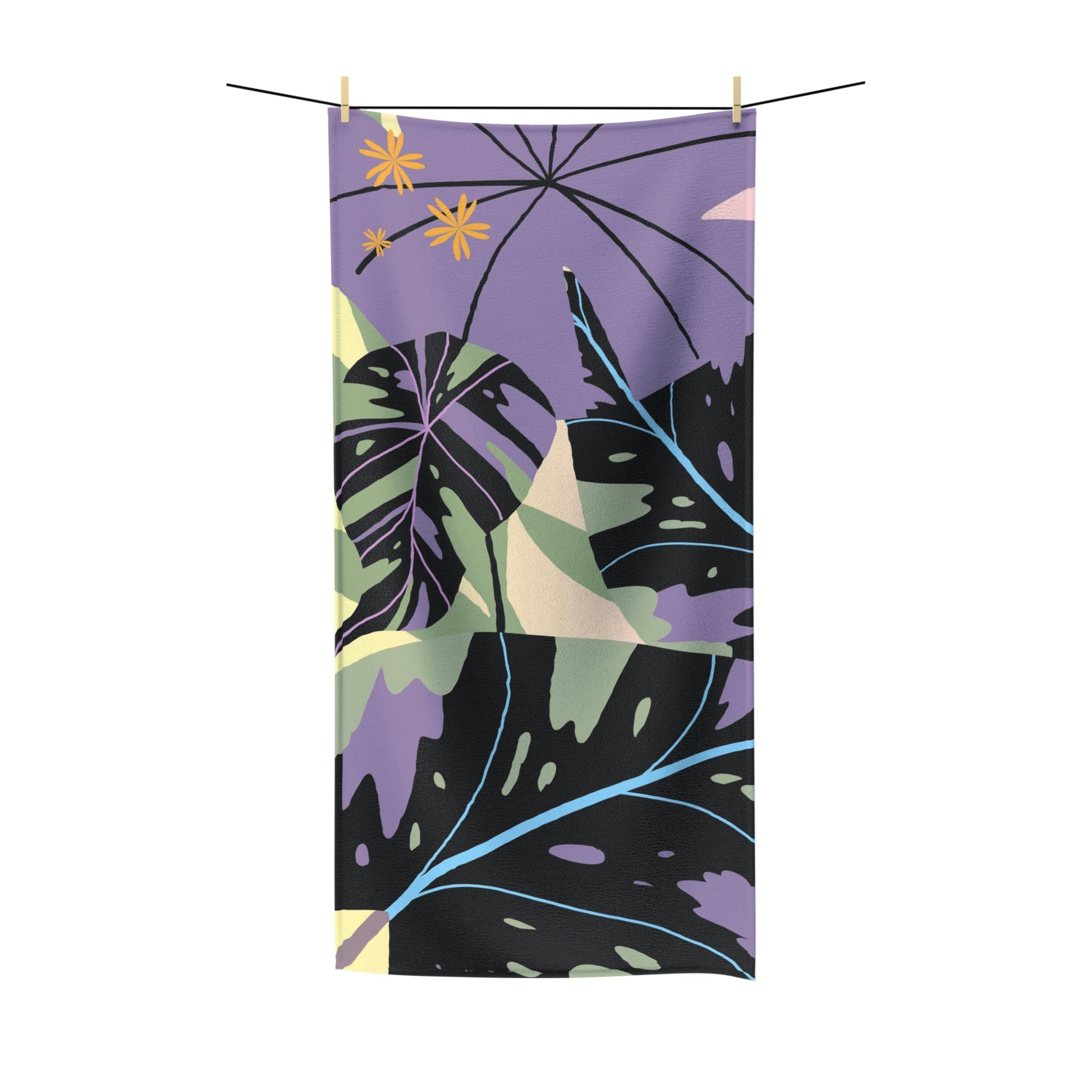 Lavender Jungle Tropical Custom Home Decor Collection Bathroom Towel