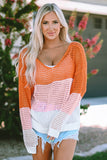 Multi Colored Vacation Beach Top