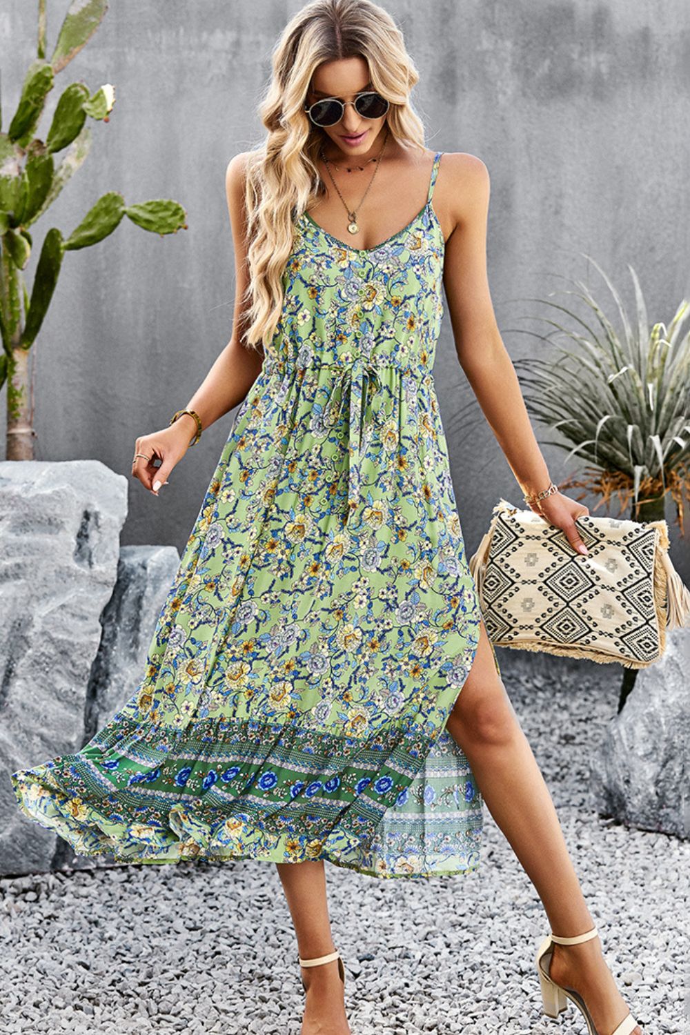 Bohemian Maxi Vacation Dress