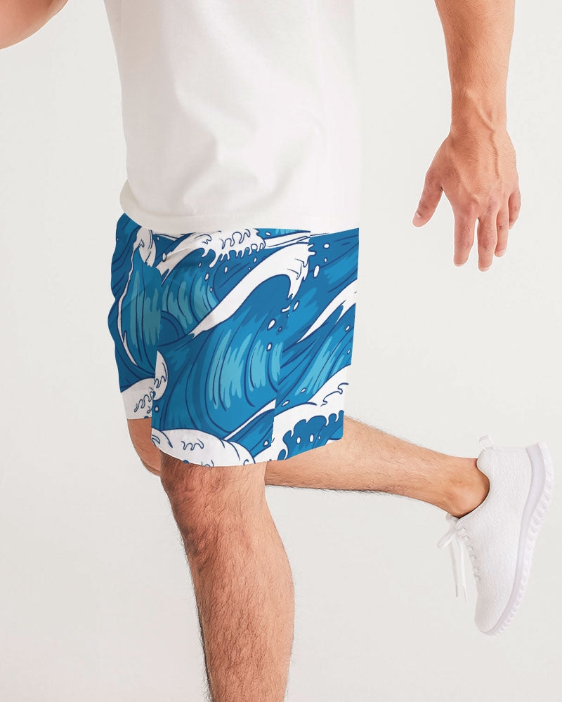Waves Men's Designer Beach Surf Jogger Shorts