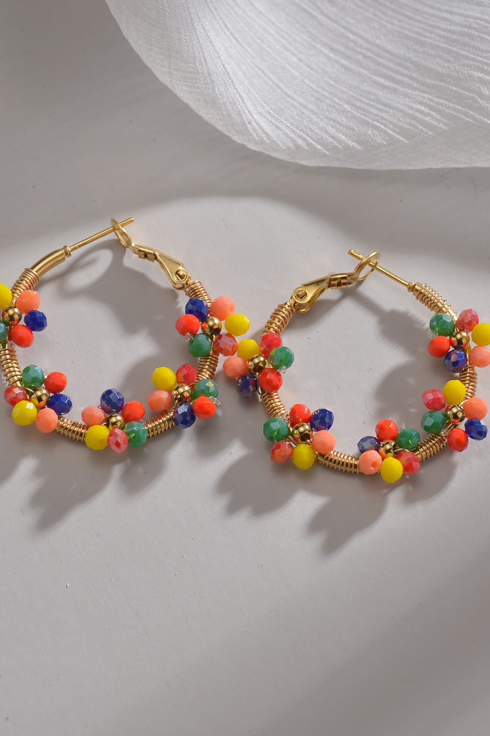 Colorful Flower Boho Earrings
