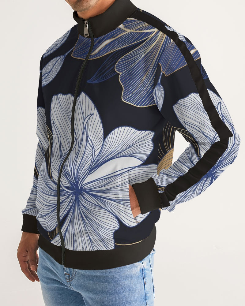 Classic Flora Men's Stripe-Sleeve Track Jacket