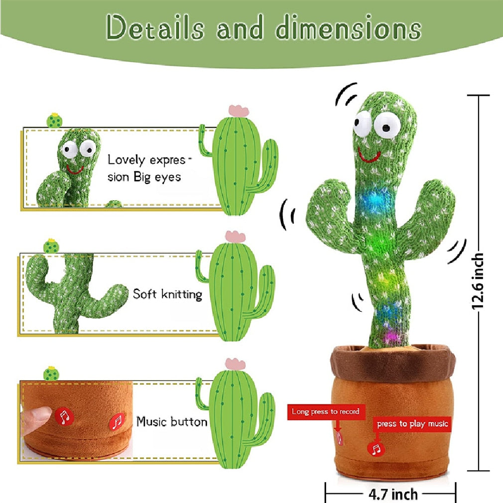 Dancing and Talking Cactus Toy