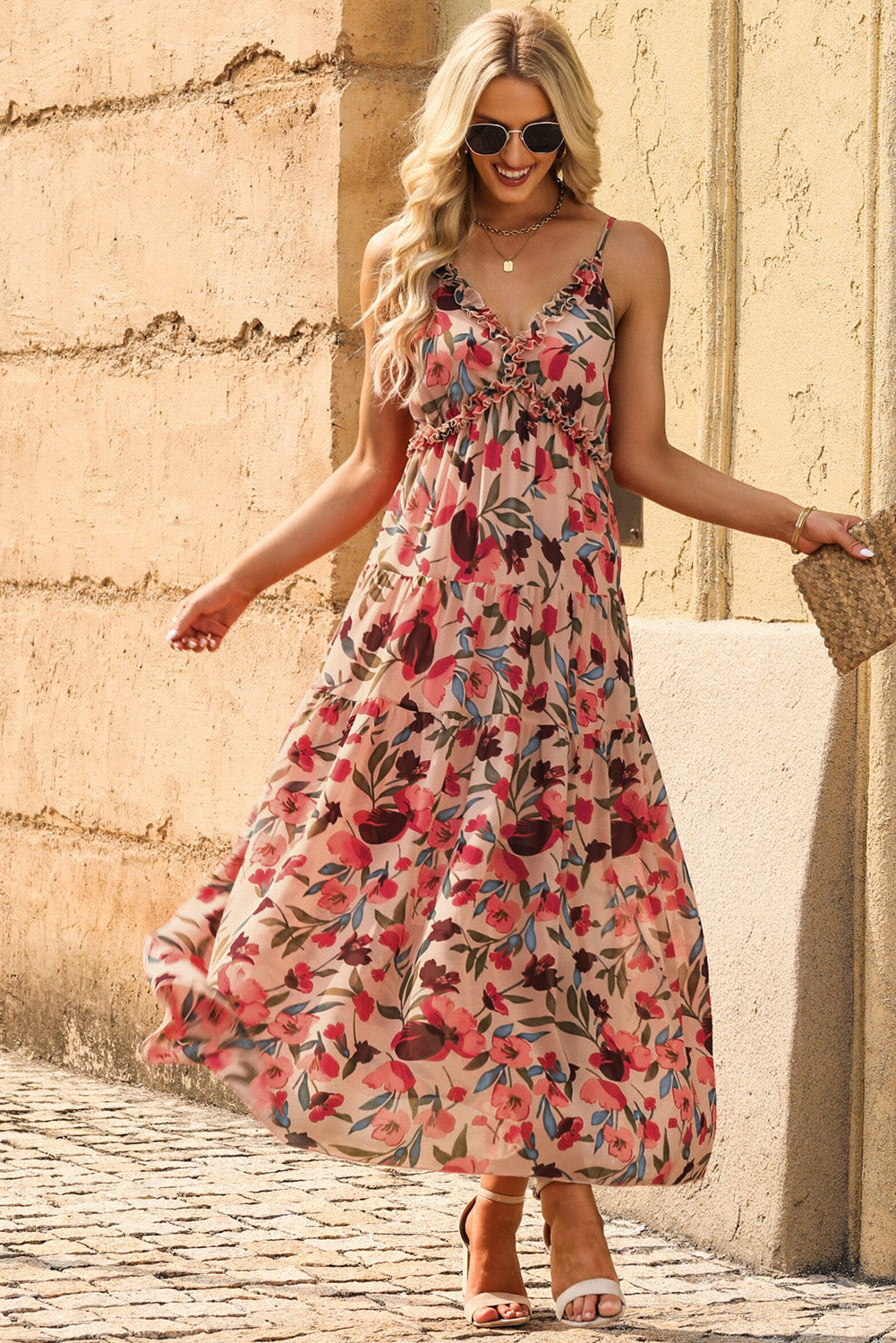 Floral Maxi Beach Dress