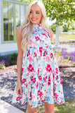 Floral Summer Sun Vacation Dress