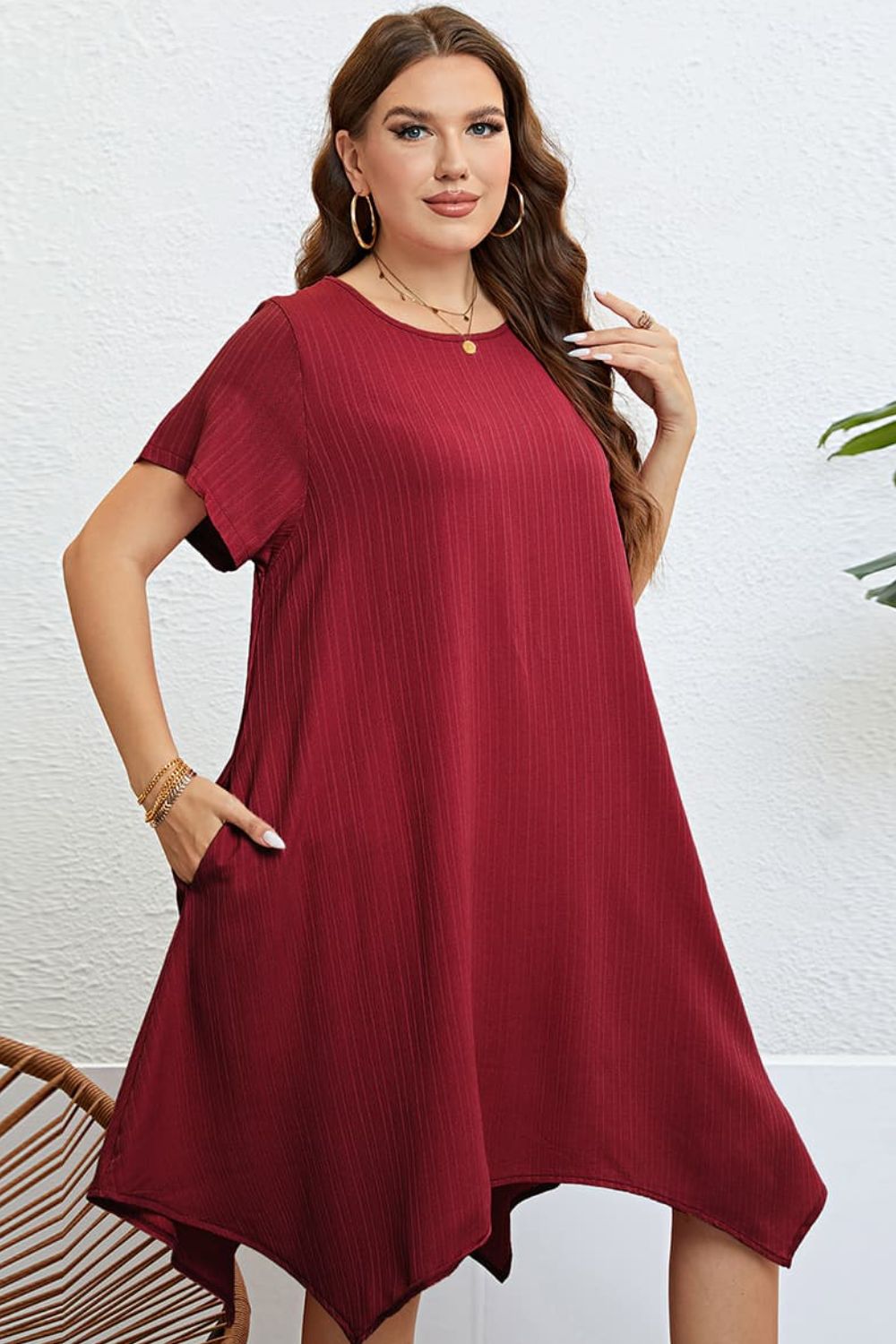 Plus Size Flare Beach Dress