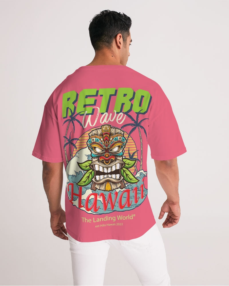 Retro Hawaii Tiki Graphic Men's Premium Heavyweight Tee