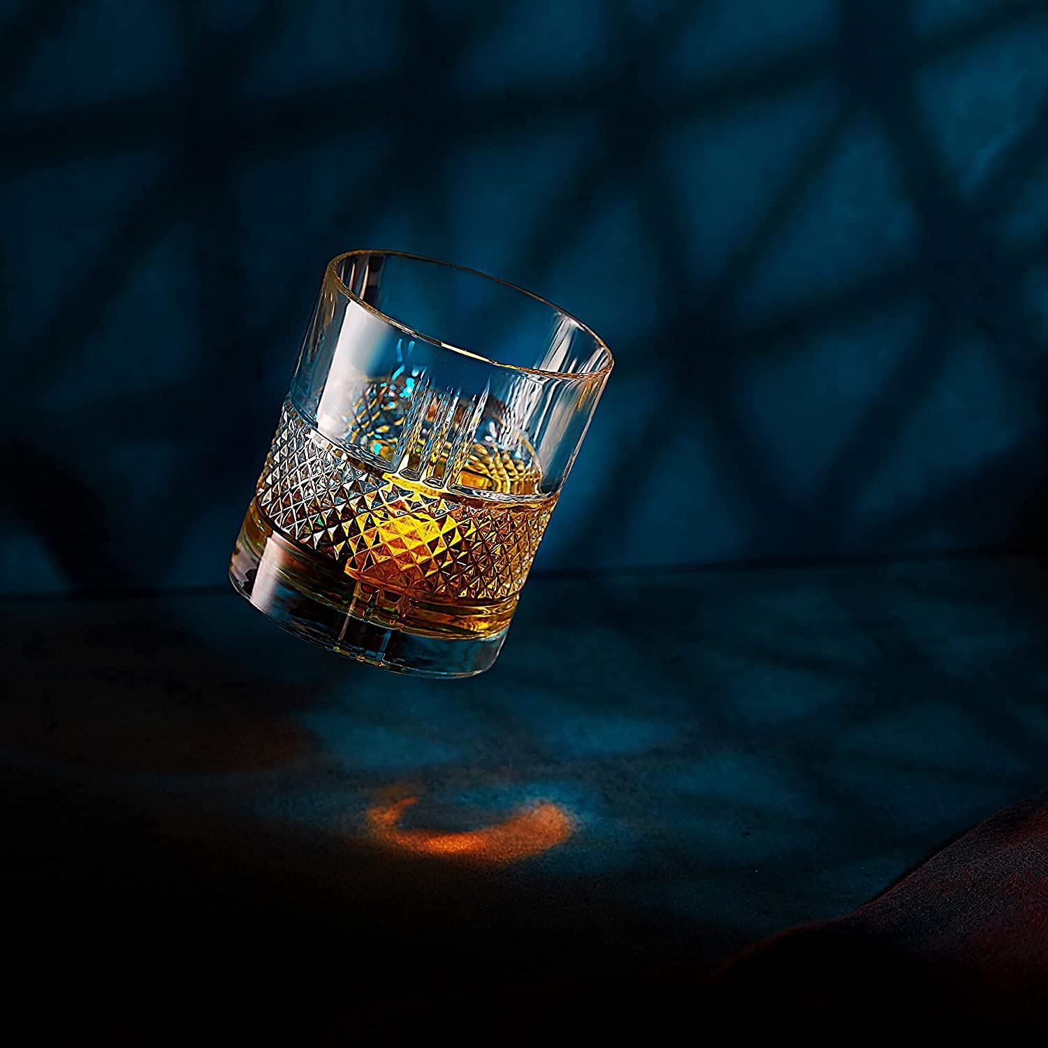 The Connoisseur's Set - Whiskey Stones & Reserve Whiskey Crystal Glass