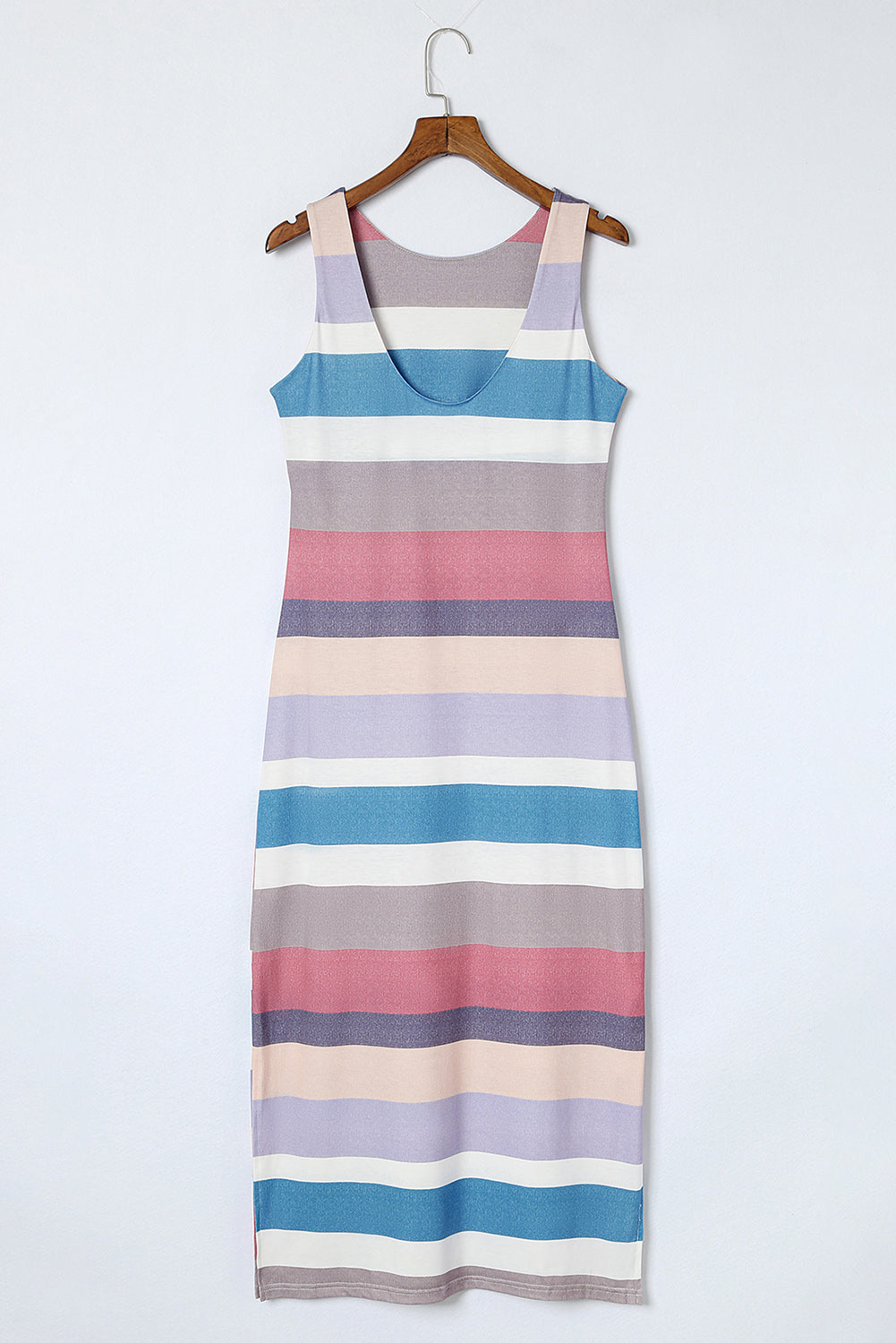 Striped Beach Long Dress