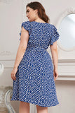 Plus Size Tie Waist Summer Dress